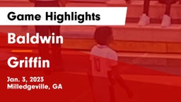 Baldwin  vs Griffin  Game Highlights - Jan. 3, 2023