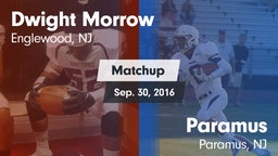 Matchup: Dwight Morrow High vs. Paramus  2016