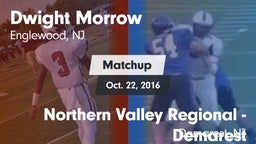 Matchup: Dwight Morrow High vs. Northern Valley Regional -Demarest 2016
