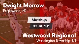Matchup: Dwight Morrow High vs. Westwood Regional  2016