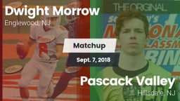 Matchup: Dwight Morrow High vs. Pascack Valley  2018