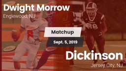 Matchup: Dwight Morrow High vs. Dickinson  2019