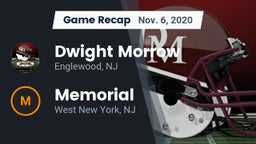 Recap: Dwight Morrow  vs. Memorial  2020