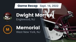 Recap: Dwight Morrow  vs. Memorial  2022