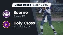 Recap: Boerne  vs. Holy Cross  2017