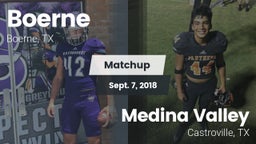 Matchup: Boerne  vs. Medina Valley  2018