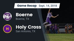 Recap: Boerne  vs. Holy Cross  2018