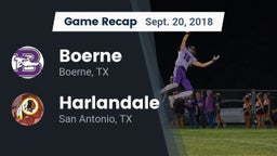 Recap: Boerne  vs. Harlandale  2018