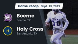 Recap: Boerne  vs. Holy Cross  2019