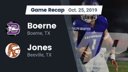 Recap: Boerne  vs. Jones  2019