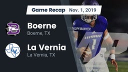 Recap: Boerne  vs. La Vernia  2019