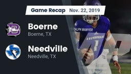 Recap: Boerne  vs. Needville  2019
