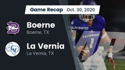 Recap: Boerne  vs. La Vernia  2020