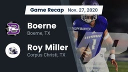 Recap: Boerne  vs. Roy Miller  2020