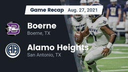Recap: Boerne  vs. Alamo Heights  2021