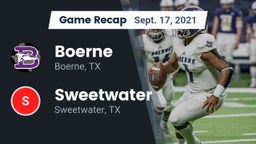 Recap: Boerne  vs. Sweetwater  2021