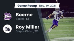 Recap: Boerne  vs. Roy Miller  2021