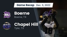 Recap: Boerne  vs. Chapel Hill  2022