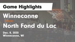 Winneconne  vs North Fond du Lac  Game Highlights - Dec. 8, 2020