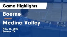 Boerne  vs Medina Valley  Game Highlights - Nov. 23, 2020