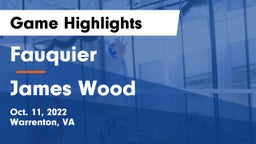Fauquier  vs James Wood  Game Highlights - Oct. 11, 2022