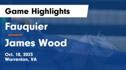 Fauquier  vs James Wood  Game Highlights - Oct. 10, 2023