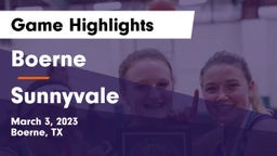 Boerne  vs Sunnyvale  Game Highlights - March 3, 2023