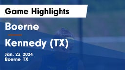 Boerne  vs  Kennedy  (TX) Game Highlights - Jan. 23, 2024