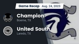 Recap: Champion  vs. United South  2023