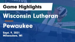 Wisconsin Lutheran  vs Pewaukee  Game Highlights - Sept. 9, 2021