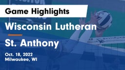 Wisconsin Lutheran  vs St. Anthony Game Highlights - Oct. 18, 2022