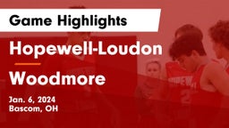 Hopewell-Loudon  vs Woodmore  Game Highlights - Jan. 6, 2024