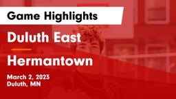 Duluth East  vs Hermantown  Game Highlights - March 2, 2023