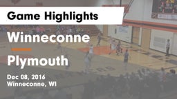 Winneconne  vs Plymouth  Game Highlights - Dec 08, 2016
