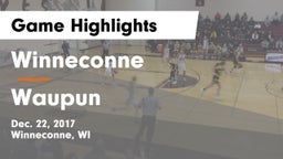 Winneconne  vs Waupun  Game Highlights - Dec. 22, 2017