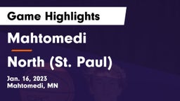 Mahtomedi  vs North (St. Paul)  Game Highlights - Jan. 16, 2023
