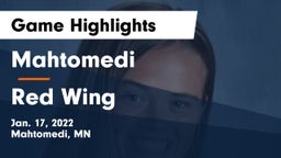 Mahtomedi  vs Red Wing  Game Highlights - Jan. 17, 2022