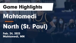 Mahtomedi  vs North (St. Paul)  Game Highlights - Feb. 24, 2023