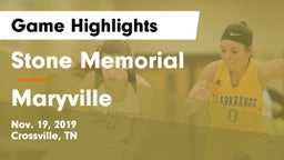 Stone Memorial  vs Maryville  Game Highlights - Nov. 19, 2019