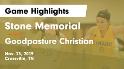 Stone Memorial  vs Goodpasture Christian  Game Highlights - Nov. 23, 2019