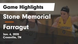 Stone Memorial  vs Farragut  Game Highlights - Jan. 6, 2020