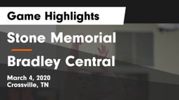 Stone Memorial  vs Bradley Central  Game Highlights - March 4, 2020