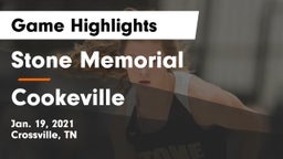 Stone Memorial  vs Cookeville  Game Highlights - Jan. 19, 2021