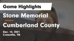 Stone Memorial  vs Cumberland County  Game Highlights - Dec. 14, 2021