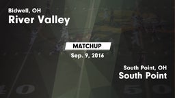 Matchup: River Valley High vs. South Point  2016