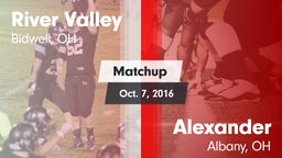 Matchup: River Valley High vs. Alexander  2016