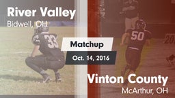 Matchup: River Valley High vs. Vinton County  2016