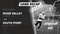Recap: River Valley  vs. South Point  2016