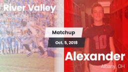 Matchup: River Valley High vs. Alexander  2018