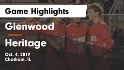 Glenwood  vs Heritage  Game Highlights - Oct. 4, 2019